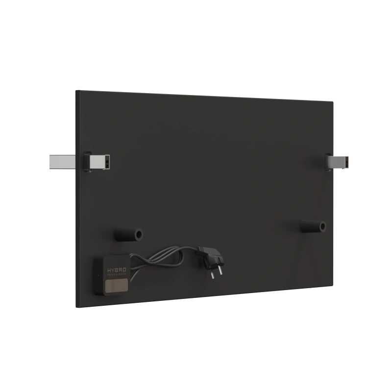 Glass towel dryer ONYX s 1l black - Image 3