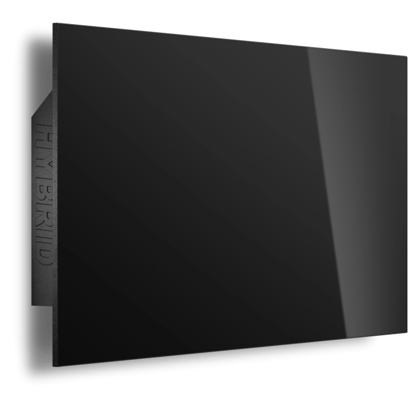 Ceramic heating panel HYBRID 420 black