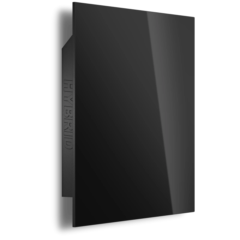Ceramic heating panel HYBRID 375 black