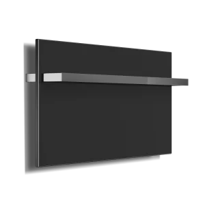 Glass towel dryer ONYX kitchen black
