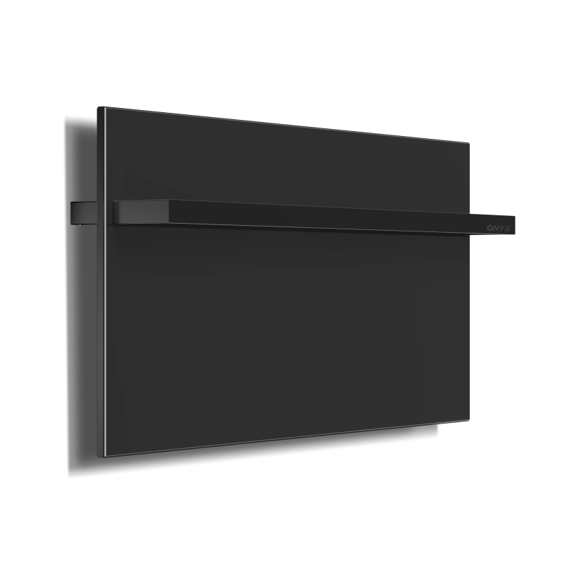 Glass towel dryer ONYX s 1l black - Image 2