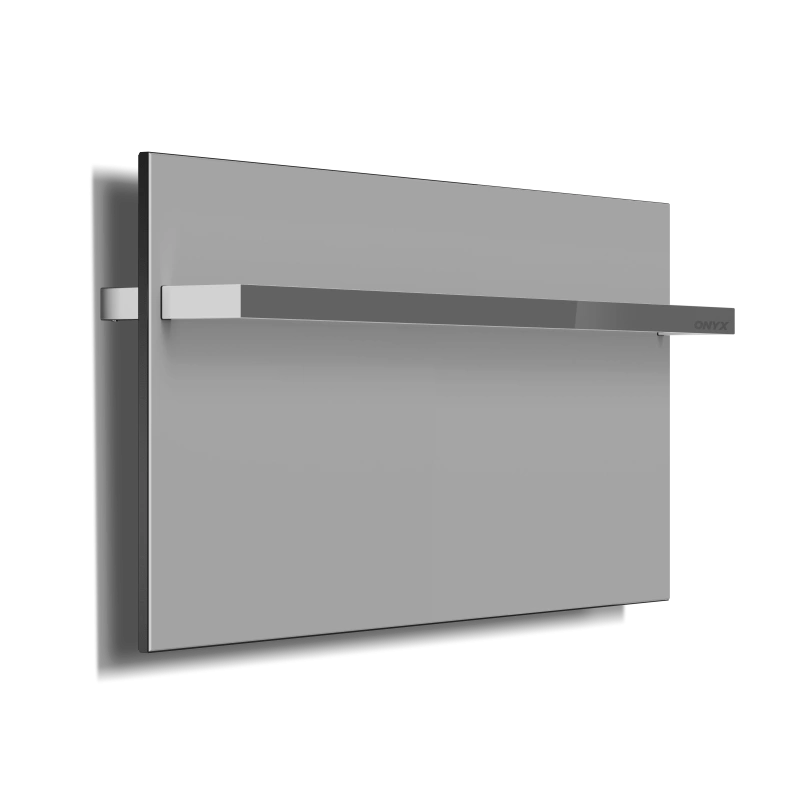 Glass towel dryer ONYX kitchen grey